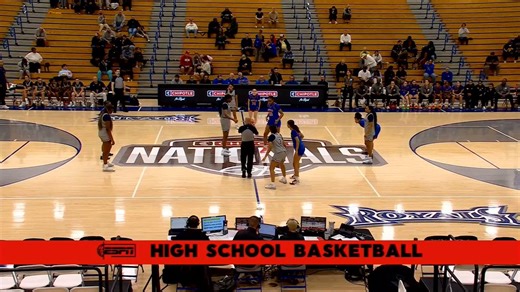 Fordham commit Adora Nwude wasted no time draining this three 🥶🔥Bishop Gorman (NV) vs. Bullis (MD) in the opening round of #ChipotleNationals is live on ESPN2 📺