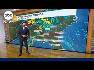 Severe storms take aim at Southeast