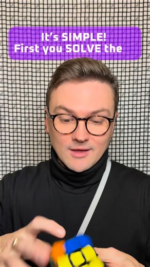 3.6K views · 725 reactions | #RubiksSmallSolves is how you defeat the most famous #puzzle of all time nice and easy…  #Learn #Step1 #RubiksCube | Rubik's | Facebook