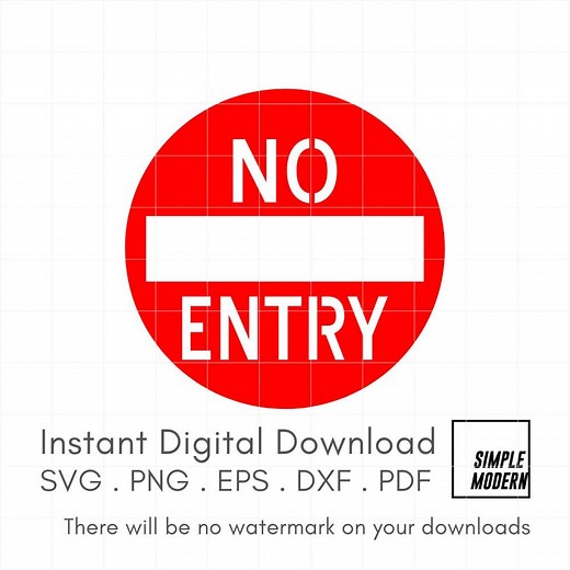 No Entry Sign SVG, Do Not Enter Door Sign, Office or Home Warning Signage File for Cutting and Printable, Digital Download Png Pdf Eps Dxf - Etsy