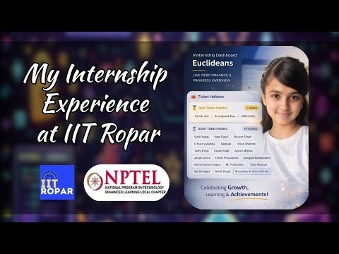My Winter Internship - 2025 Experience at IIT Ropar