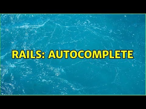 rails: autocomplete (2 Solutions!!)