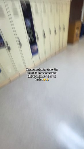 Hilarious School Pranks: Drawing Funny Faces for Lockers