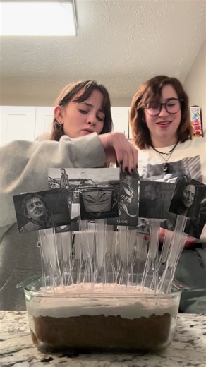 This was literally SO much fun! I’ve wanted to make one of the Hear Me Out cakes for so long & on a whim I felt it was finally time! Please enjoy our chaos and immense exhaustion while filming this as we we spill some tea about our somewhat questionable choices 🤪❤️‍🔥 — #hearmeout #hearmeoutcake #queertok @kenzie