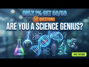 Ultimate Science Quiz Challenge: 50 Questions 🌍✨