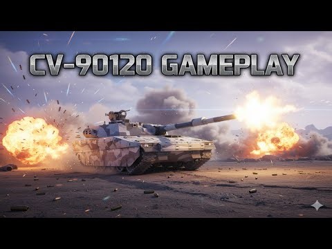 CV-90120 Swedish Tank Gameplay | Powerful Tank Battles & Action