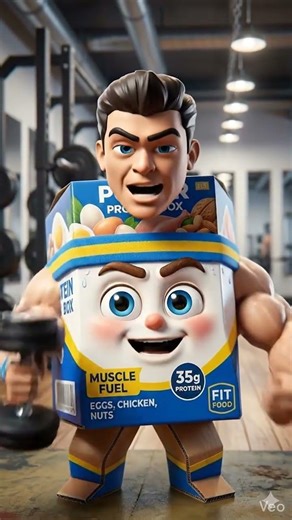 Protein Box 💪 | Real Recovery Power After Workout! #viral # #shorts #speed