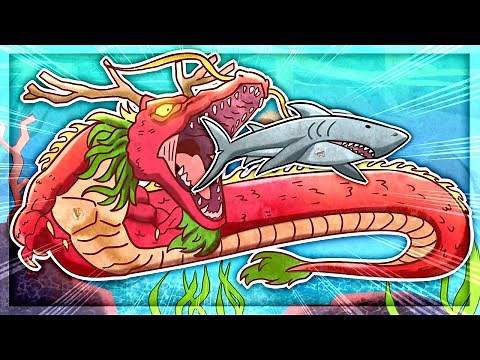I Became The LEGENDARY SEA DRAGON And Ate EVERYTHING in Feed and Grow Fish