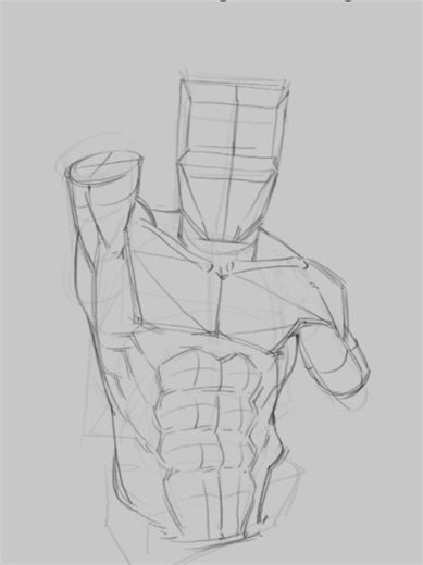 Anatomy Drawing Study for Digital Artists