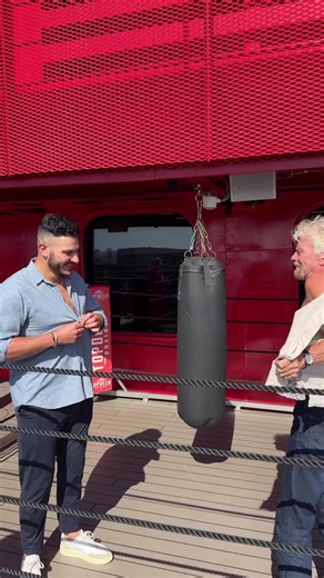 When you’ve got to interview Richard Branson but he wants to throw hands instead! Onboard Virgin Voyages | Man of Many