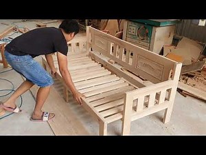 Wood Chair Bed| Good idea from carpenters, how to make a chair that can be transformed into a bed