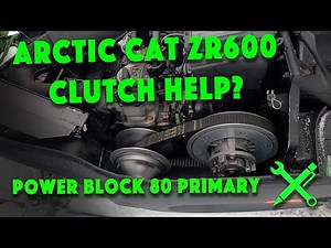 Cheap Snowmobile Project: 1999 Arctic Cat ZR600, Clutch Issues? Powerbloc 80