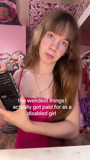 the weirdest things i actually got paid for as a disabled girl !! #stroke #strokesurvivor #disability #storytime #fypシ