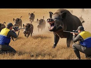 TOP 20 GIANT WILD BOAR HUNTS – INSANE SHOTS, FAST ACTION & EPIC BOAR CHASES!