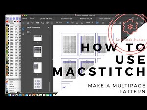 How to Make a Multipage Pattern with MacStitch or WinStitch