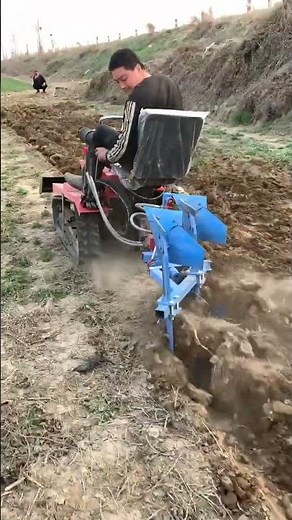 Mini Tractor Ploughing | Powerful Performance on the Farm #padarkagritech #ploughingvideos #plough