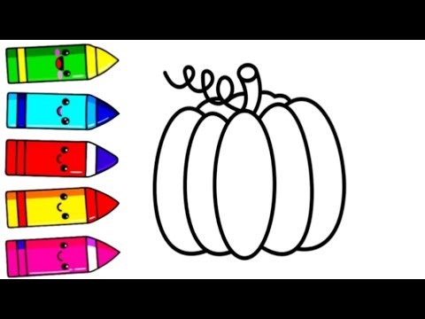 Pumpkin Coloring for Kids 🎃 Easy & Fun Drawing and Coloring Pages for Toddlers 🖍️🍂