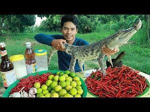 Wow crocodile cook The recipe is really delicious