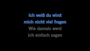 Karaoke Hello Again - Howard Carpendale - CDG, MP4, KFN - Karaoke Version