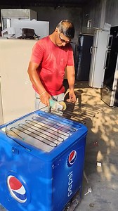 100 litter deep external condenser modified #reels #Refrigerator | Simple solutions