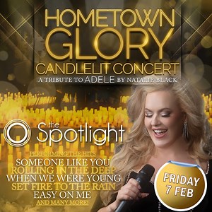 ✨ An unforgettable evening awaits... Experience the magic of Adele’s songbook live with the phenomenal Natalie Black. 🎶 Candlelit, intimate, and utterly breathtaking, this award-winning tribute brings Adele's greatest hits to life, from Someone Like You to I Drink Wine. 🕯️💛 With pitch-perfect vocals, stunning costumes, and world-class musicians, it’s a night you’ll never forget. 🎤✨ 📅 Don’t miss this spectacular celebration of Adele’s music. Book your tickets now! https://tinyurl.com/5eyx5n8