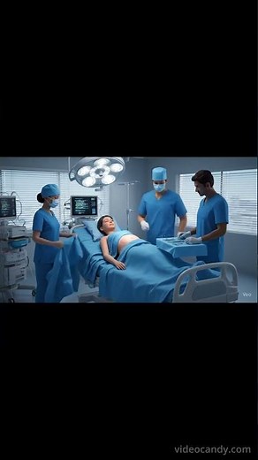 cesarean section - how to perform 3d animation