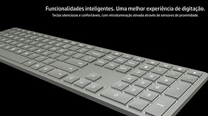 HP 970 Programmable Wireless Keyboard Annotated 360 Spin - Portuguese - HP Inc Video Gallery - Products
