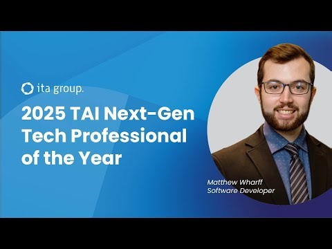 ITA Group recognized for Next-Gen Tech Professional of the Year