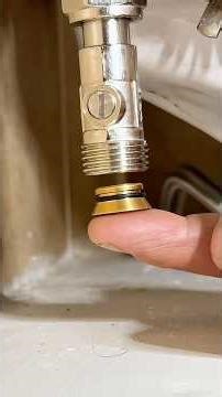 The BEST Way To Connect a Flexi Hose After a Fill Valve Swap! #asmr #diy #plumbing #tools #shorts