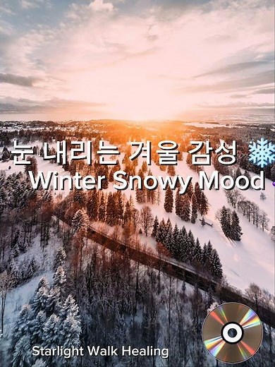 눈 내리는 겨울 감성 힐링뮤직 ❄️✨ | Winter Snow Healing Music 🎶