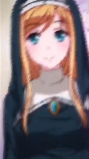 This sexy anime girl showed the boy her panties 😏😏