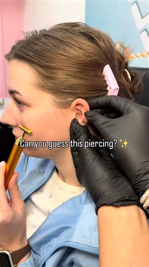 Tell us your guesses below! 👇🏼 Piercing done by our amazing piercer @kenzatgetpiercedco 👏🏻❤️ | Get Pierced Co.