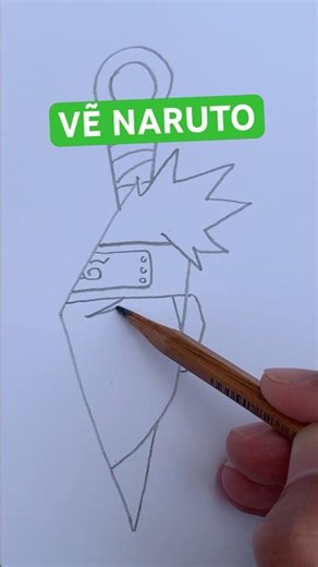 How to Draw Naruto with a Pencil | how to draw Naruto #drawing #shorts
