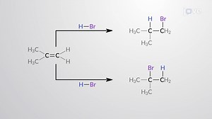 Video: Regioselectivity of Electrophilic Additions to Alkenes: Markovnikov's Rule