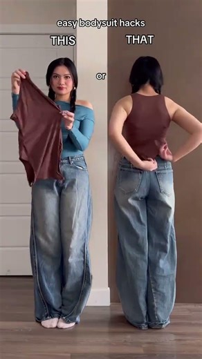 easy bodysuit hacks long made for I never want to wear anything else left or right?#fashion#howto