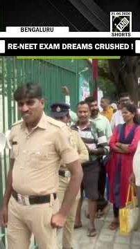 Students not allowed inside NEET UG 2026 Re-Examination after getting late by a minute in Bengaluru