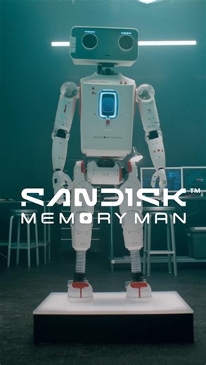 Introducing: SANDISK Memory Man. Human Creator Study: Initiated. The ultimate content creation buddy is coming soon. | Sandisk