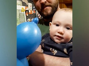 Babies really love playing with balloons until they pop ❤ Full video: https://www.youtube.com/watch?v=PB7V70QNxAs&t=261s Search for JustSmile on Youtube #funnybaby #funnyvideo #cutebaby #babyvideo #funandfails #funnyawesome #AFV Cre: VIN DI BONA PRODUCTIONS | Lovely