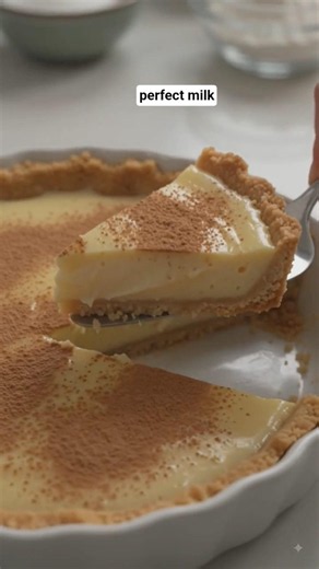 Milk Tart (Full ingredients and directions in description) #shorts #food #recipe #easyrecipes #viral