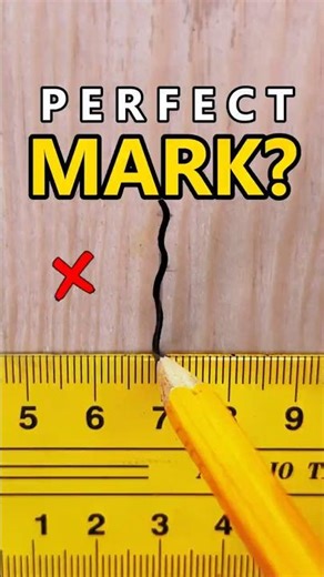 How to Mark Parallel Lines on Wood - Precision Scribing Tool #shorts