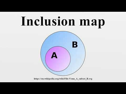 Inclusion map