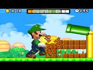 New Super Mario Bros DS How to play as Luigi