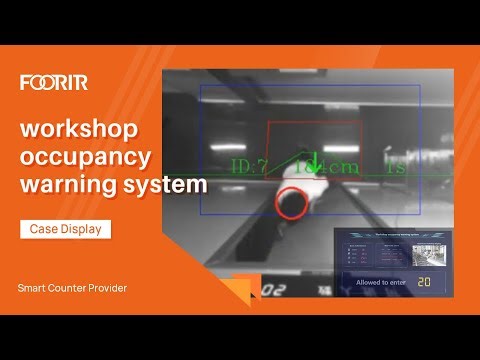 How to use people counting camera to monitor the people counting in workshops?