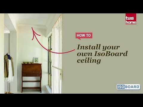 How to install your own IsoBoard ceiling