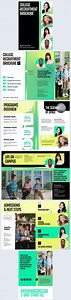 Interactive College Recruitment Brochure Template