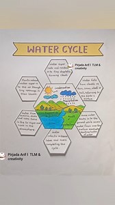 20K views · 11K reactions | Water cycle project | water cycle chart #watercycle #savewater #water #art #drawings #kidsactivities #shorts #shortreel #viralvideos #viralpost | Anas Creativity | Facebook