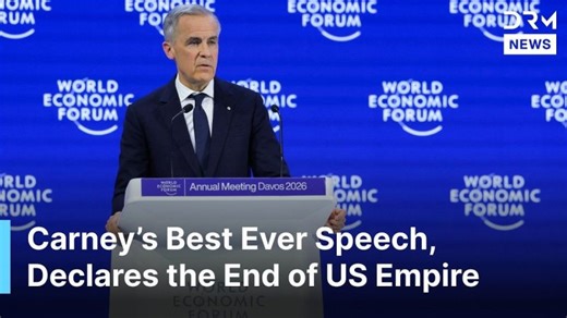 FULL SPEECH: Canada’s PM Carney Says US-Led World Order Is Breaking at World Economic Forum | AC1G | Luca Leone