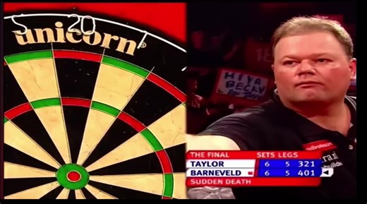 Raymond van Barneveld at the Darts World Championship