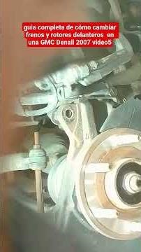 Complete guide on how to change front brakes and rotors on a 2007 GMC Denali (video 5)