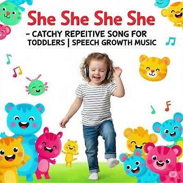 She She She She – Catchy Repetitive Song for Toddlers | Speech Growth Music - Version 1